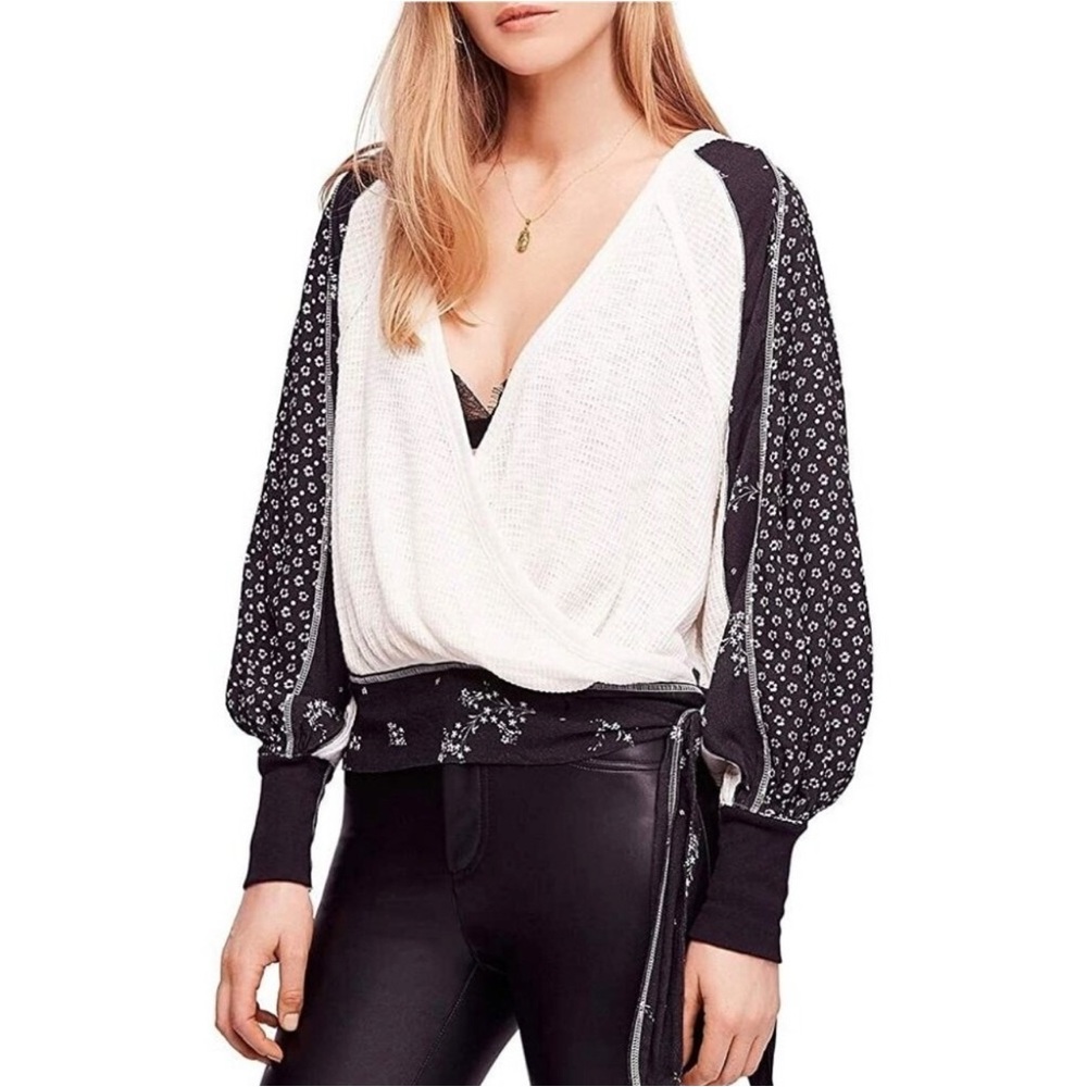 Free People - Auxton Thermal Wrap Blouse